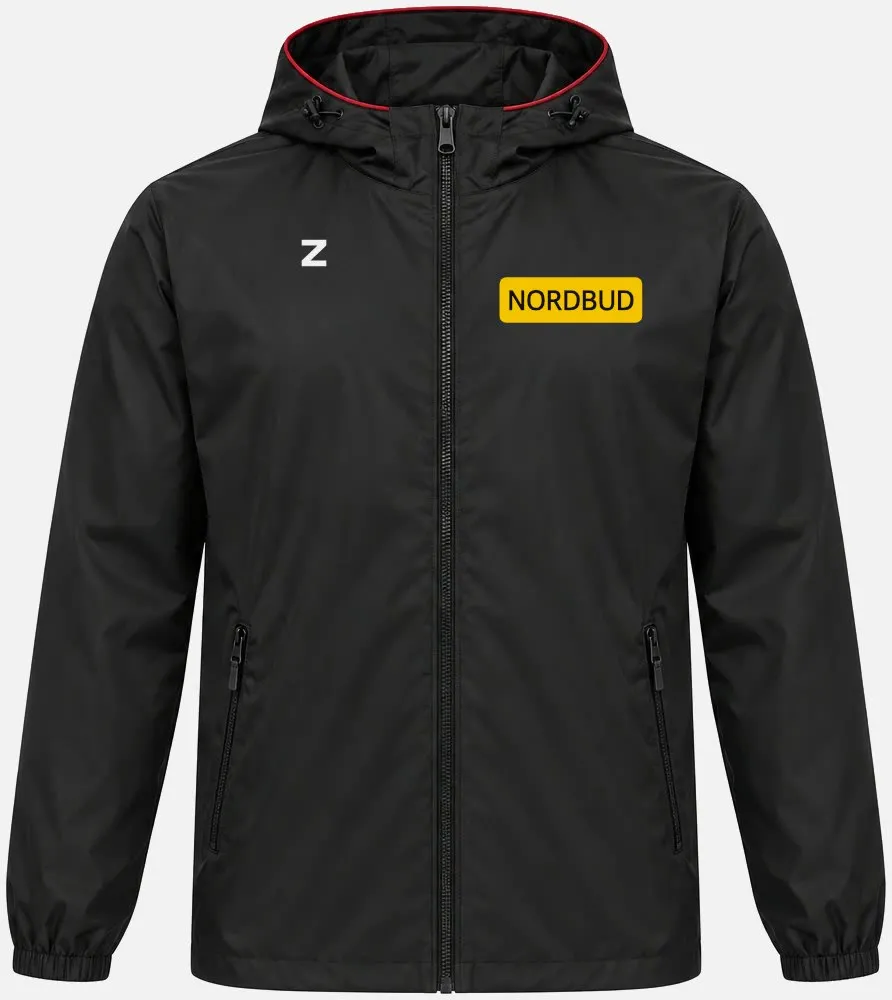 Propozycja z oferty: czarna kurtka robocza z logo NORDBUD